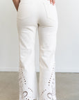 Paris Lace Straight Leg Jean