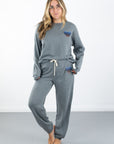 Perry Pullover Sweatshirt - Heather Grey