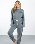 Perry Pullover Sweatshirt - Heather Grey