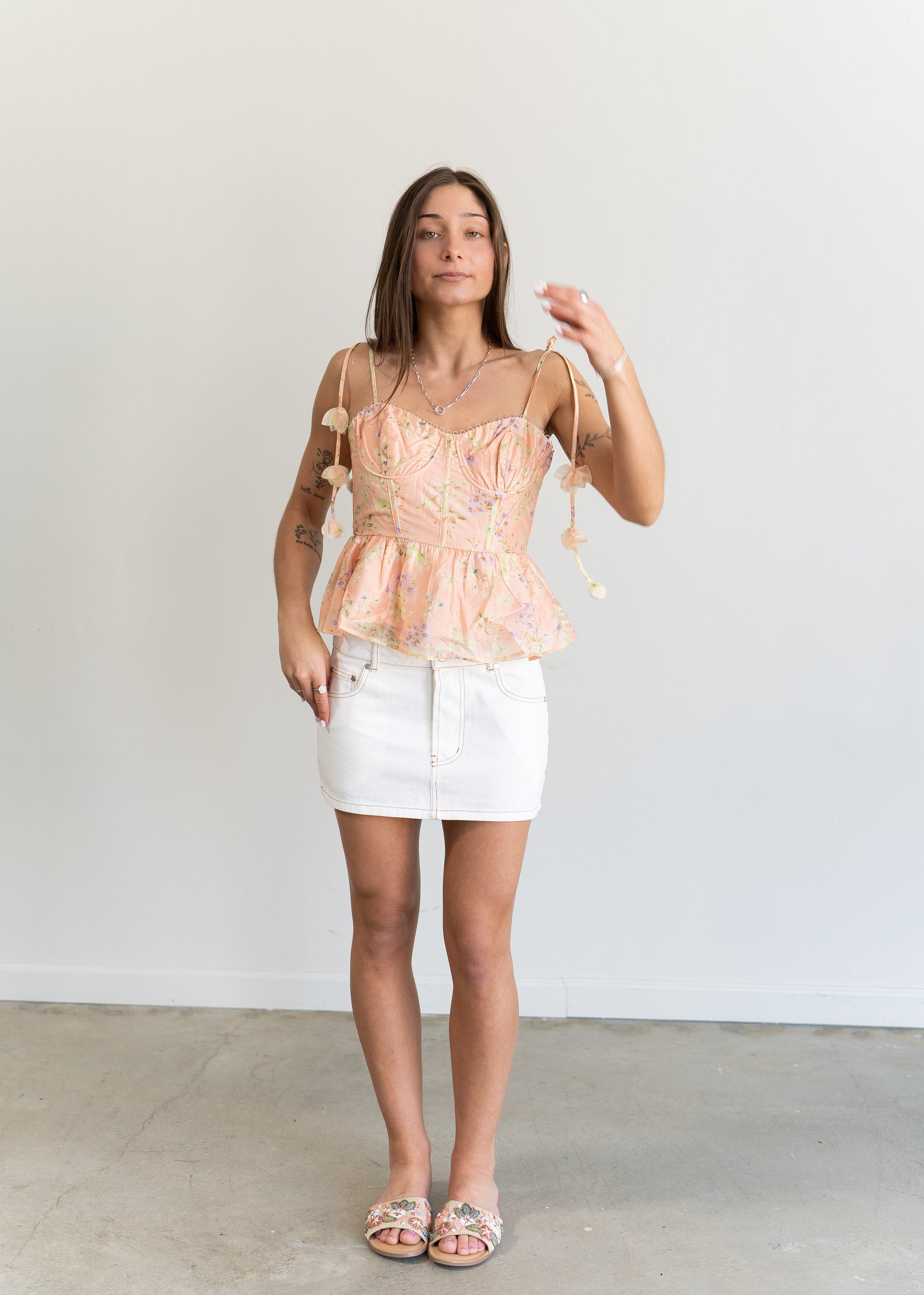 Halcyon Peplum Top