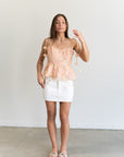 Halcyon Peplum Top