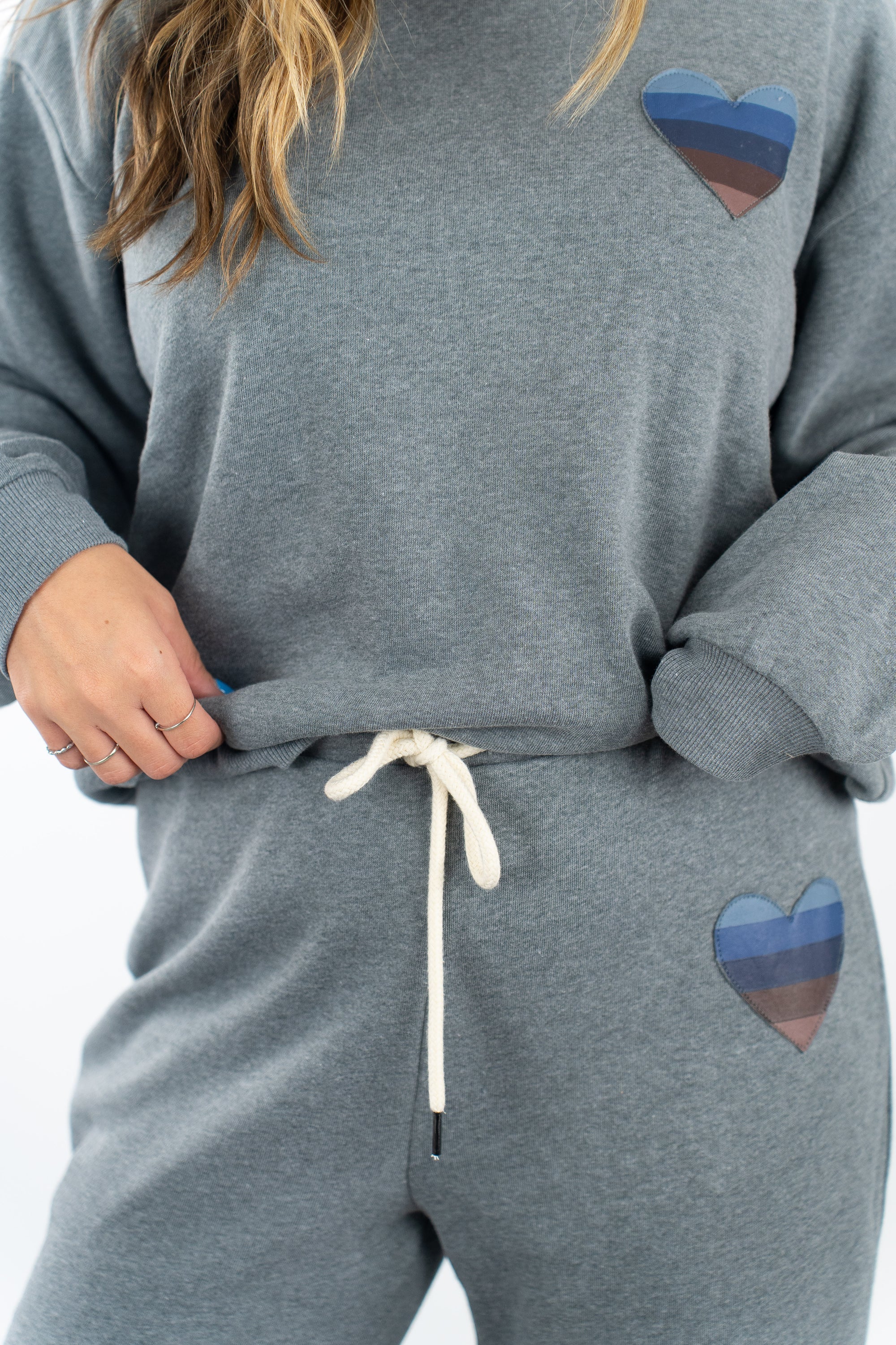 Perry Pullover Sweatshirt - Heather Grey