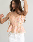 Halcyon Peplum Top