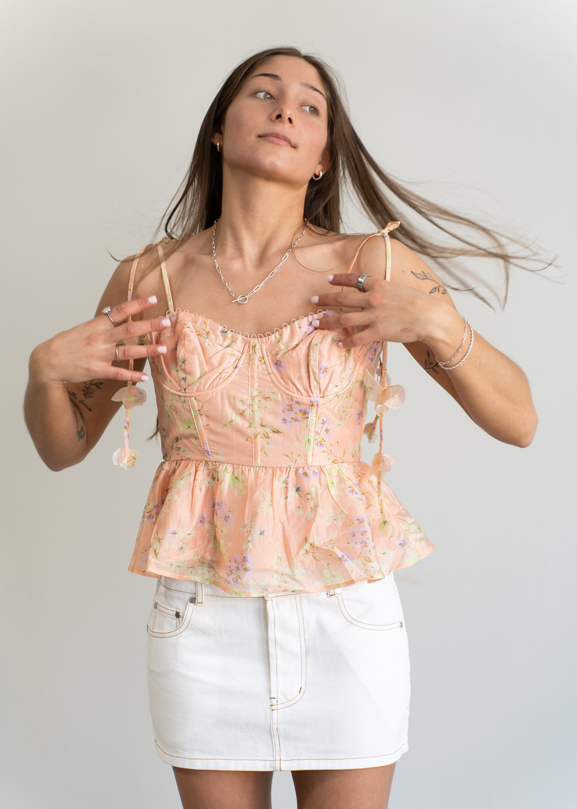 Halcyon Peplum Top