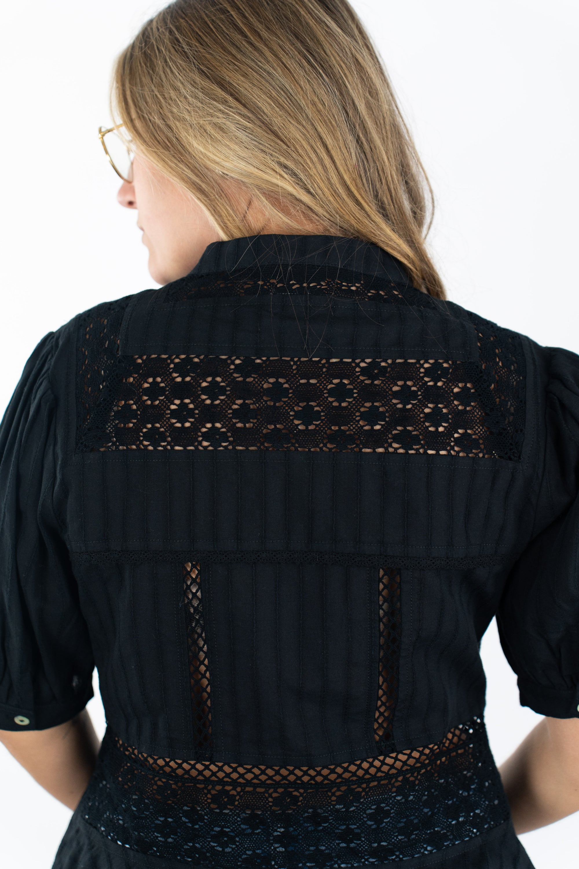 Paola Eyelet Blouse