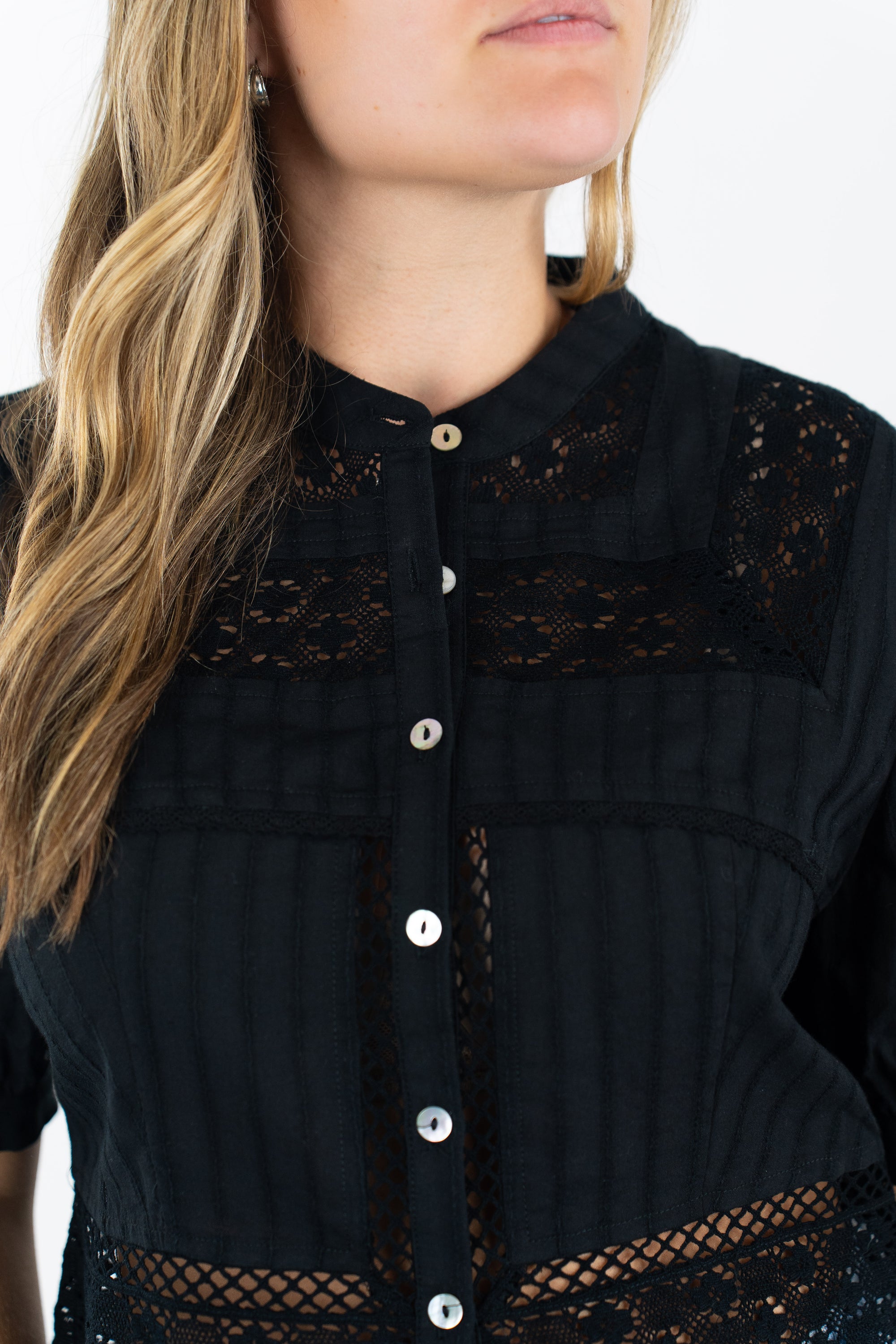 Paola Eyelet Blouse