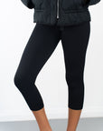 Ribbed Capri Leggings
