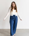 Tessa Wide-Leg Drawstring Pants
