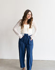 Tessa Wide-Leg Drawstring Pants