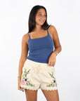 Monique Embroidered Short