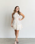 Elara Halter Mini Dress