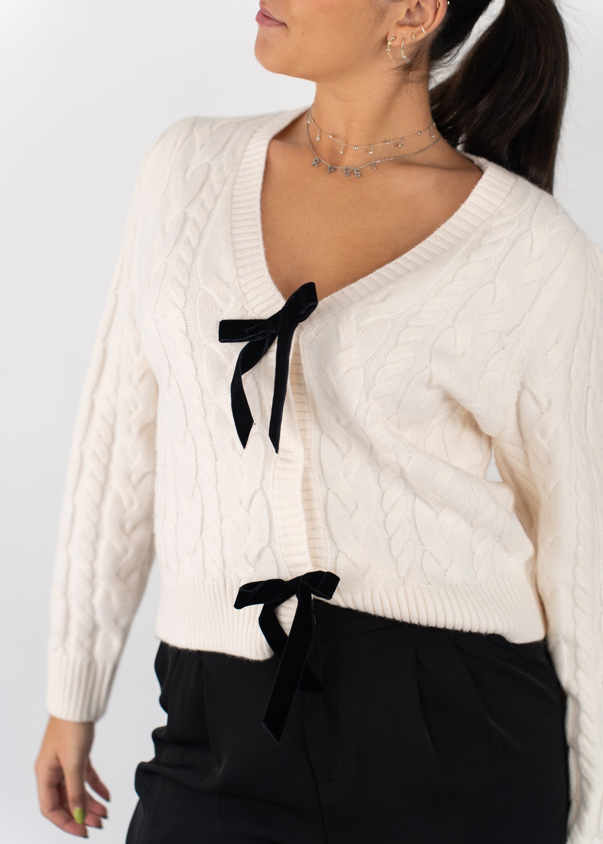 Celeste Bows Cardigan