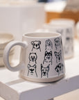 Oversized Mug with Dogs