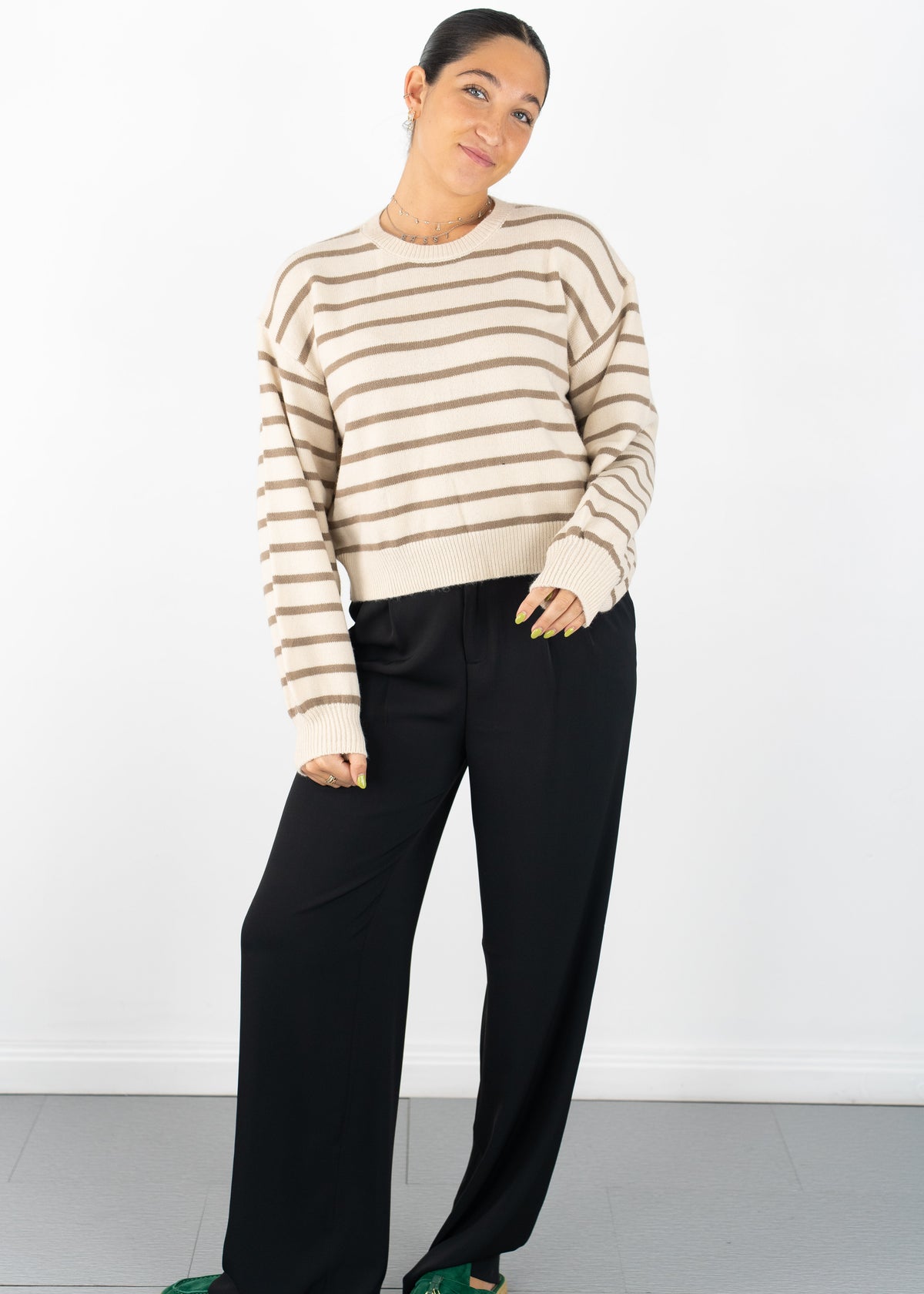 Hallie Striped Sweater