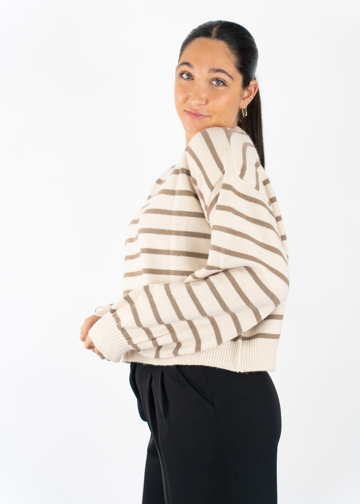 Hallie Striped Sweater