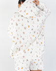 A Cottage Christmas Icons Quilted Shorts