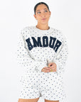 Polka Dot Sweatshort
