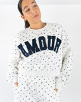 Polka Dot Sweatshort