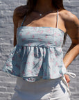Sage Babydoll Top