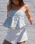 Sage Babydoll Top