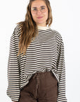 Organic Stripe LS Tee