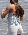Sage Babydoll Top
