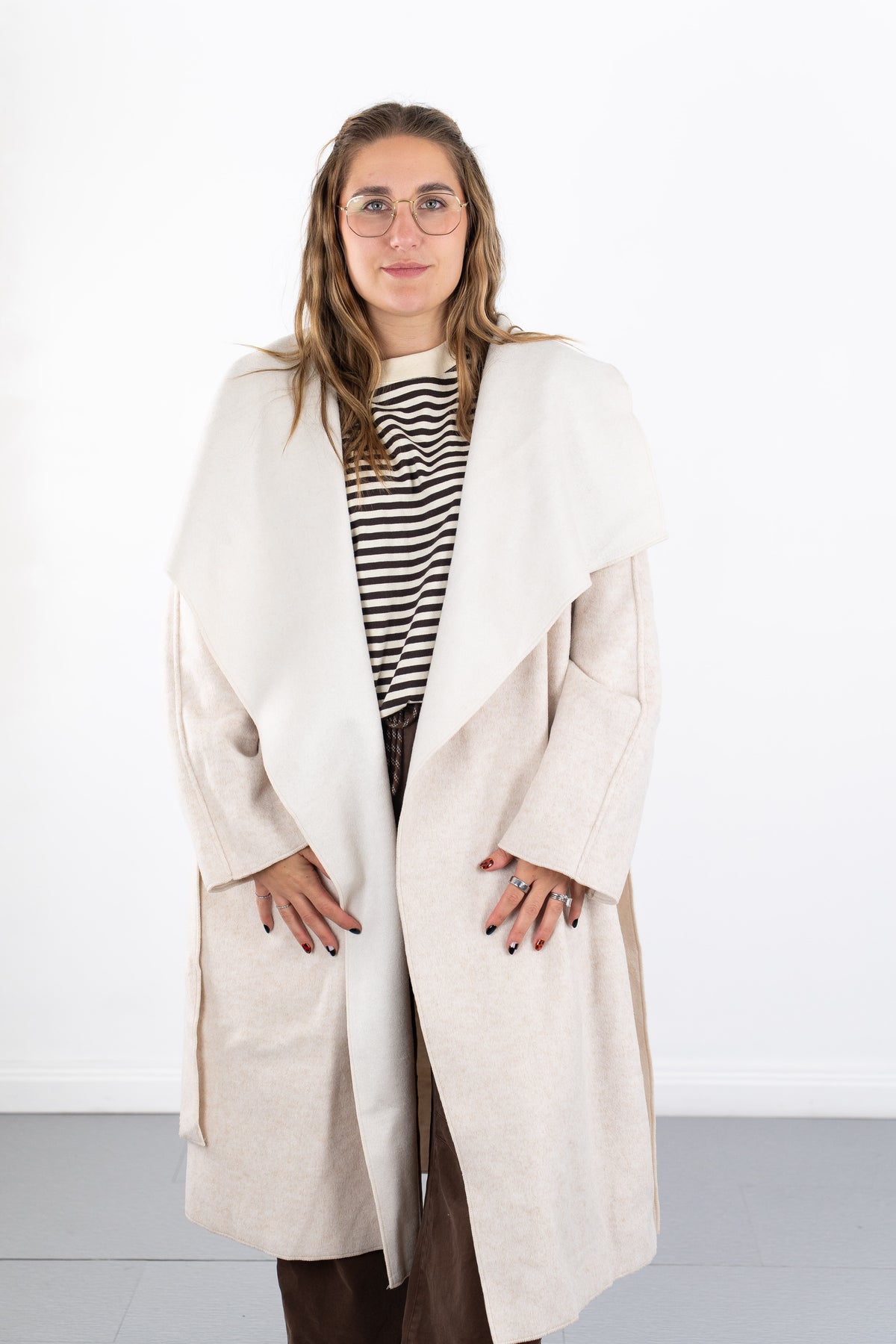 Adley Belted Wrap Coat
