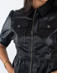 Oxford Peplum Jacket