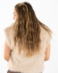 Georgette Faux Fur Vest
