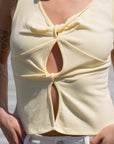 Sierra Knit Twist Top