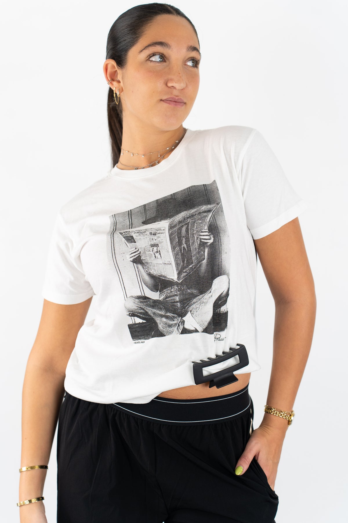 Headlines Mushie Tee
