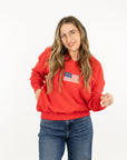 Liberty V-Neck Sweatshirt