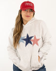 3 Star Embroider Hoodie