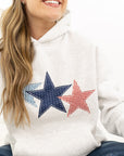 3 Star Embroider Hoodie