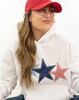 3 Star Embroider Hoodie