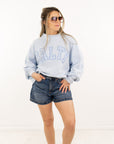 Salty Mock Neck Sweatshirt