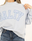 Salty Mock Neck Sweatshirt