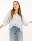 Kali Ruffle Hem Top