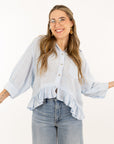 Kali Ruffle Hem Top