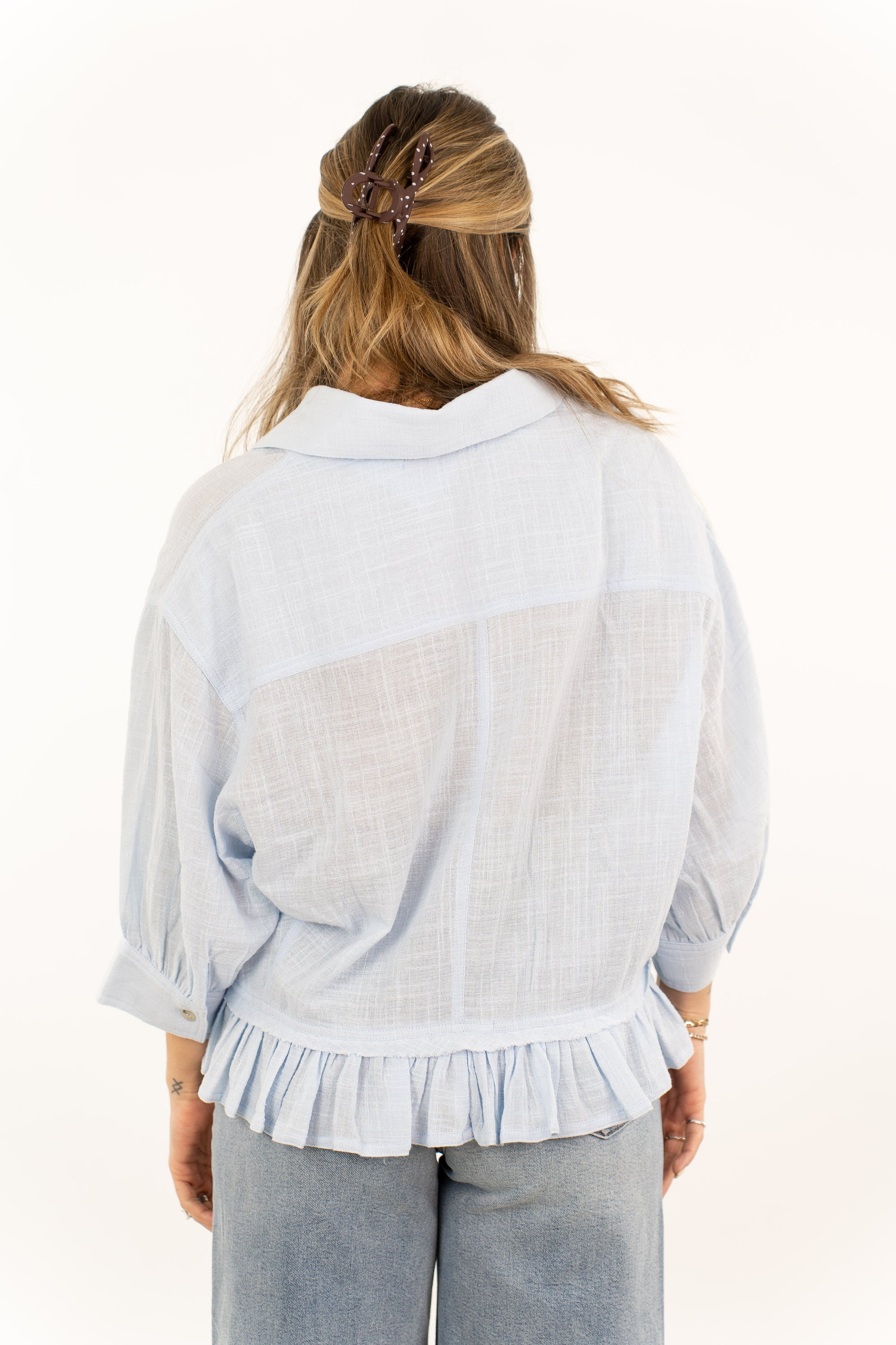 Kali Ruffle Hem Top