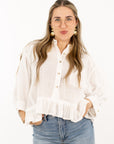 Kali Ruffle Hem Top