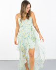Candace Asymmetrical Ruffle Dress