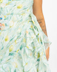 Candace Asymmetrical Ruffle Dress