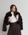 Paula short faux fur jacket