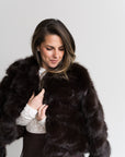Paula short faux fur jacket