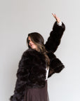 Paula short faux fur jacket