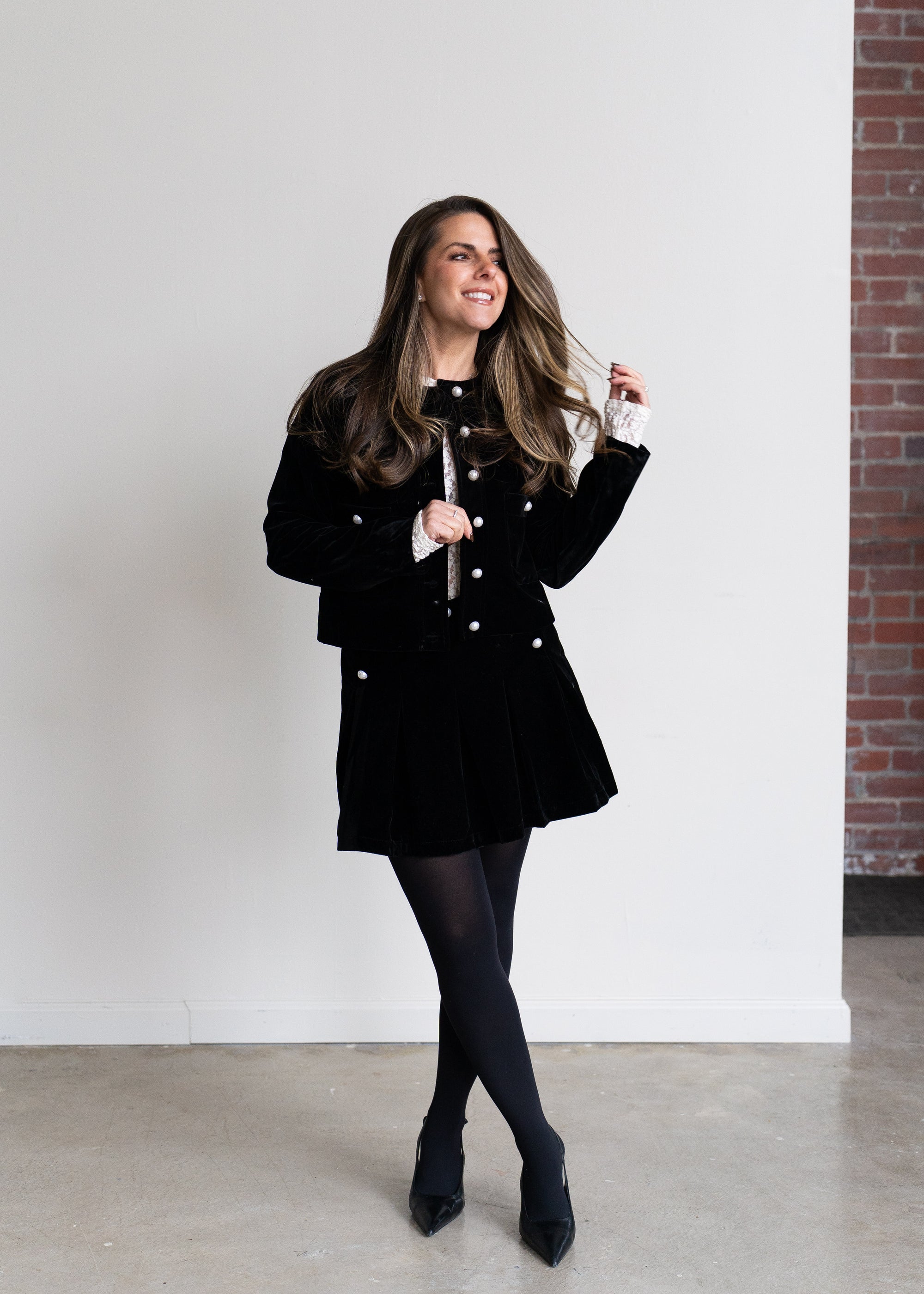 Georgie Pearl Embellished Skirt