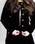 Georgie Pearl Button Front Jacket
