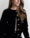 Georgie Pearl Button Front Jacket
