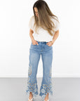 Anastasia High Rise Flare Jeans